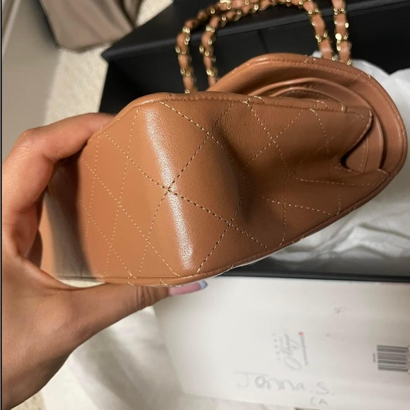 SOLD! Chanel small 22s caramel classic flap - Picture 5 of 11